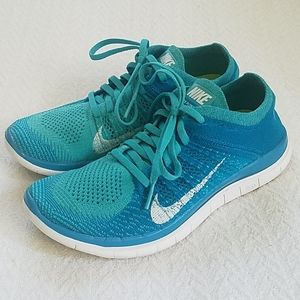 LIKE NEW NIKE FREE FLYKNIT 4.0 SNEAKERS NIKE SHOES